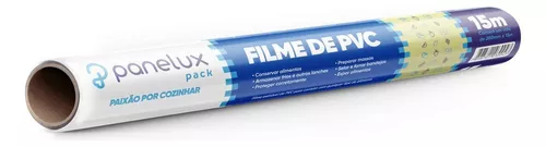 Rolo De Filme Pvc 30 Metros Panelux Pack 28cm X 15m