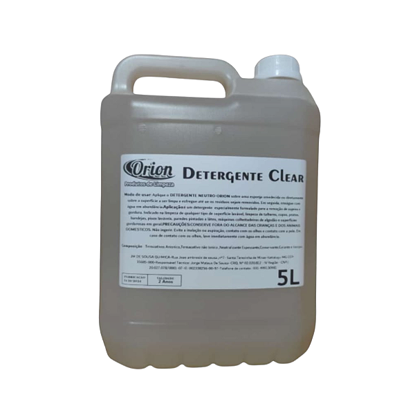 Detergente Líquido 5L Orion