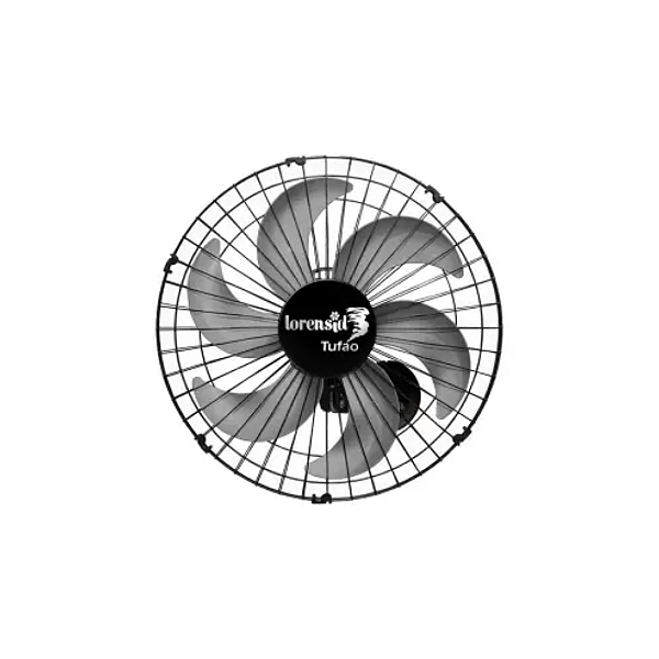 Ventilador Parede 50Cm Preto Tufão Bivolt