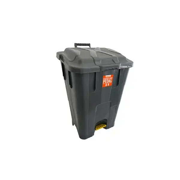 Lixeira 60,0L Plástico C/Pedal Sortido Antares