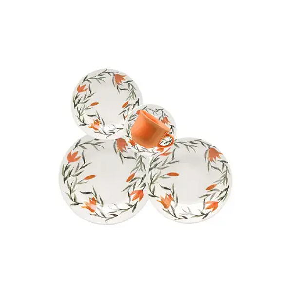 Aparelho Jantar/Chá Louça 20 Peças Lírios