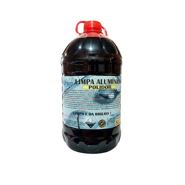Limpa Alumínio Orion 5L – Polidor com Brilho Imediato e Removedor de Oxidação