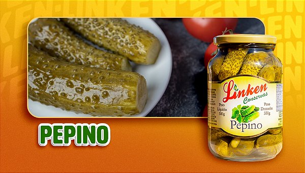 Pepino em Conserva 300g Linken