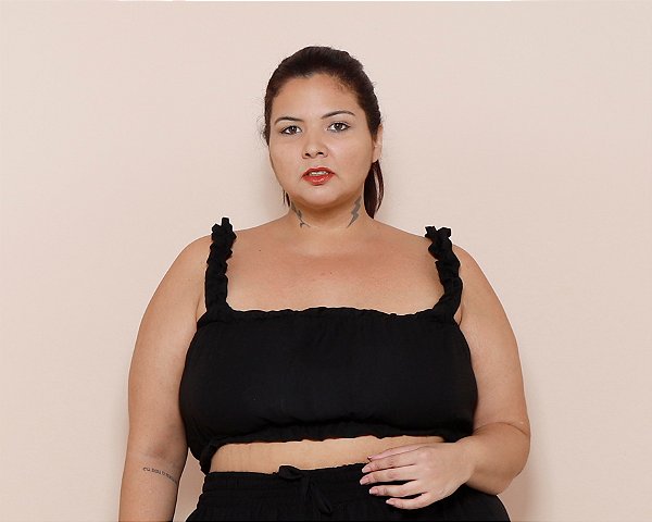 Top Ciganinha - Cropped