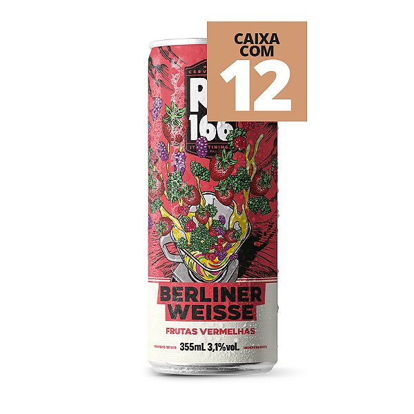 Berliner Weisse Frutas Vermelhas 355mL - Pack 12