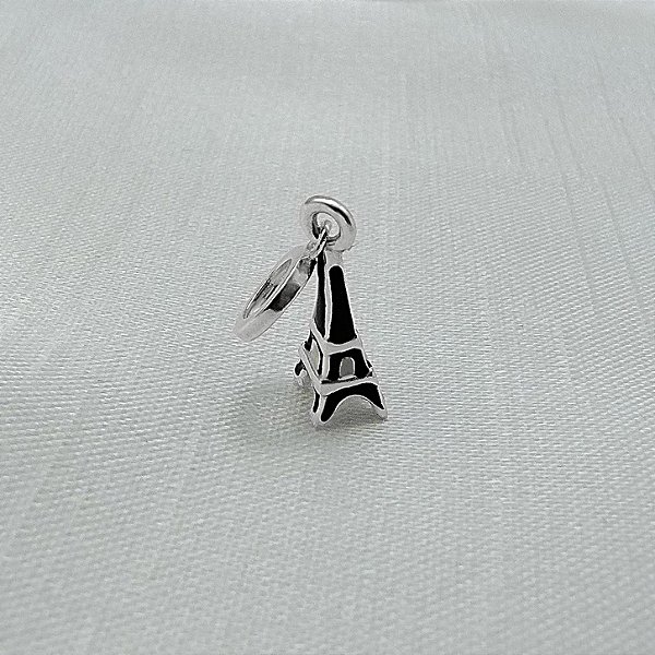 Berloque Torre Eiffel - Prata