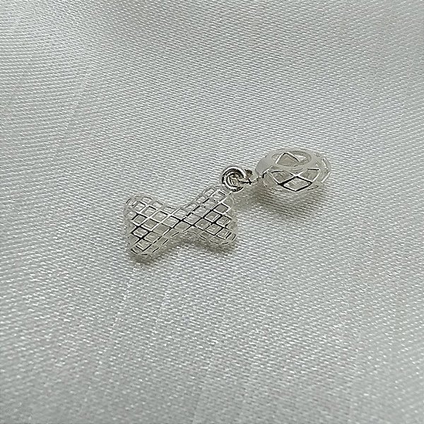 Berloque Osso - Prata