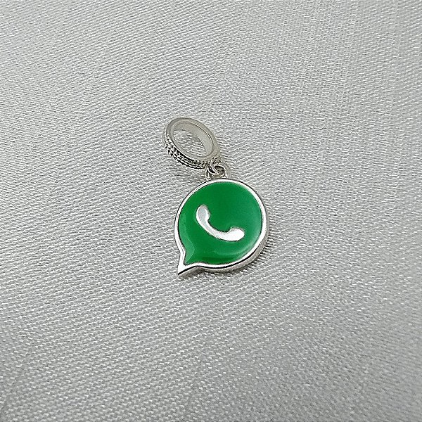 Berloque WhatsApp - Prata