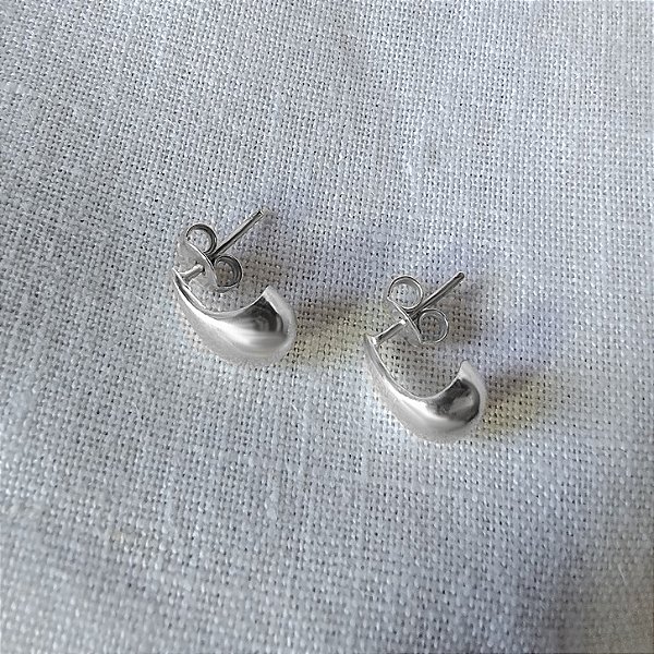 Brinco Mini Gota - Prata