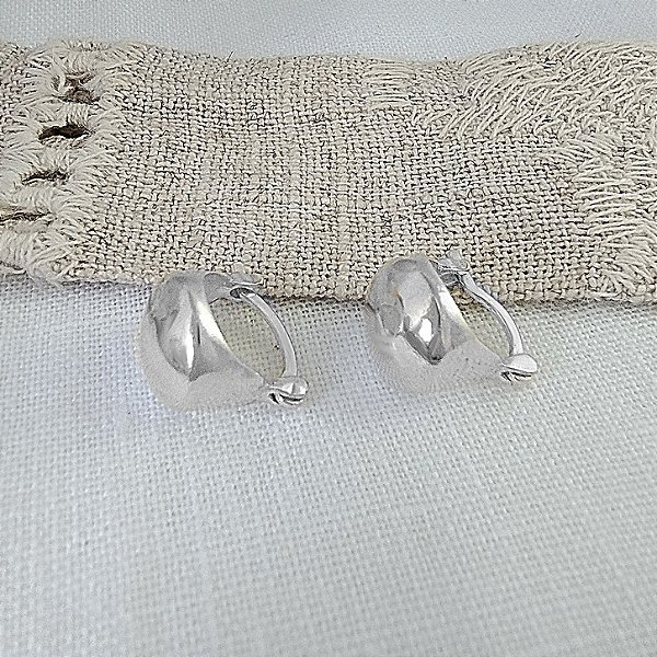 Brinco Cilindro - Prata