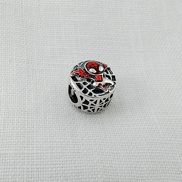 Berloque Separador Homem Aranha - Prata