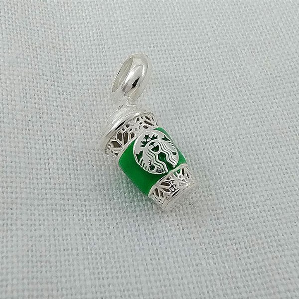 Berloque Café Starbucks - Prata