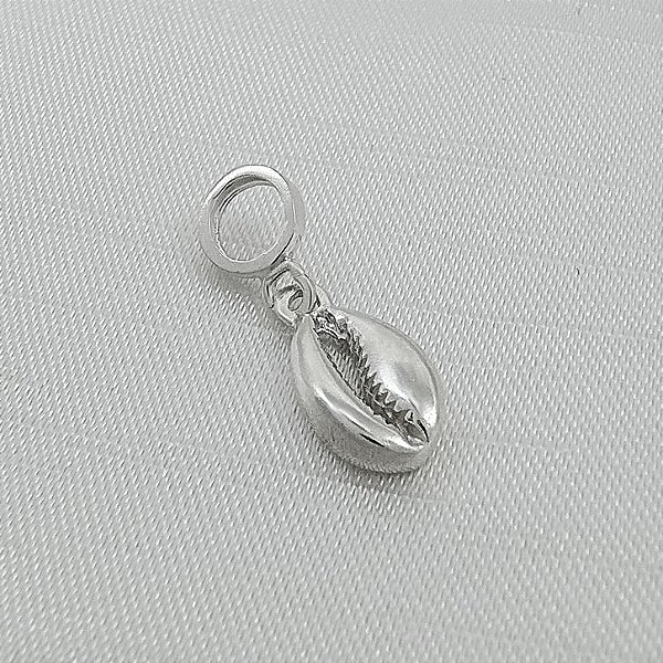 Berloque Concha Mar - Prata