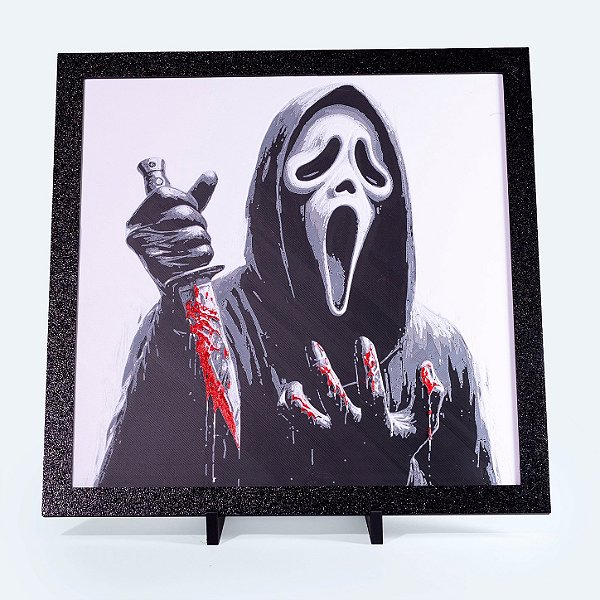 Quadro Lâmina Suja — Placa Decorativa 3D em Relevo 20x20 cm