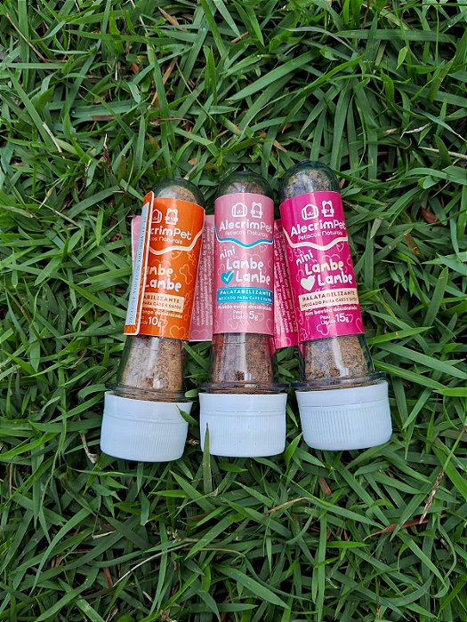 Mini Lambe Lambe - Pó Palatabilizante Natural para cães e gatos 5g- AlecrimPet
