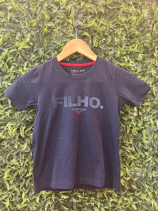CAMISA MASCULINA INFANTIL AZUL ESCURO