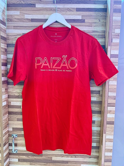 CAMISA MASCULINA VERMELHA