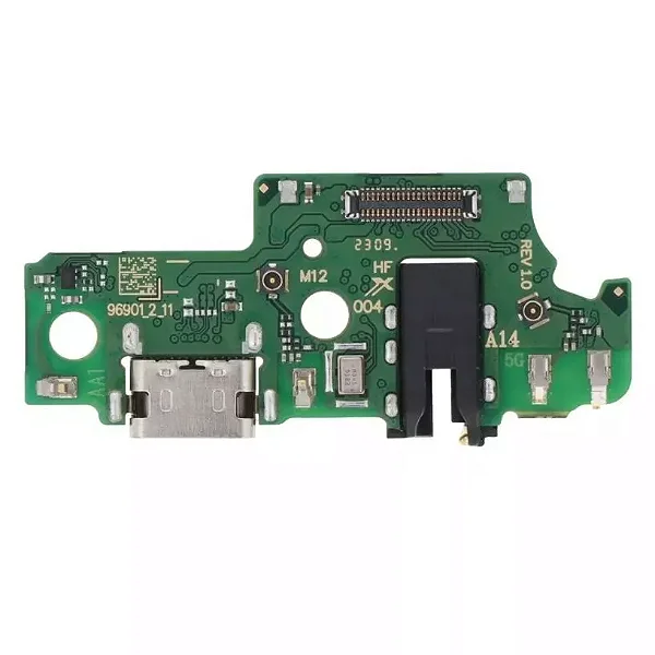 DOCK SUB PLACA CONECTOR DE CARGA SAMSUNG A14 5 VERSÃO M12 (A146P) COM CI