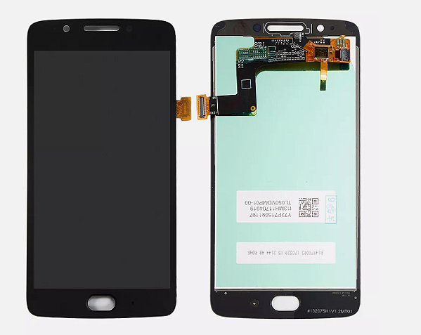 FRONTAL TELA DISPLAY MOTOROLA MOTO G5 PRETO SEM ARO LCD