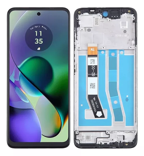 FRONTAL TELA DISPLAY MOTOROLA MOTO G54 5G XT2343 COM ARO LCD