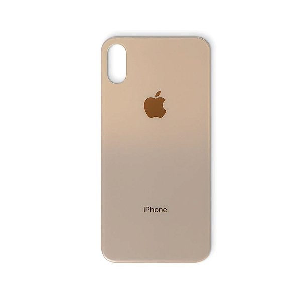TAMPA VIDRO TRASEIRO APPLE IPHONE XS DOURADO