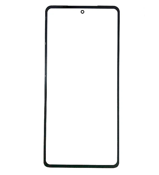 VIDRO FRONTAL MOTOROLA EDGE 20 LITE PRETO SEM COLA OCA