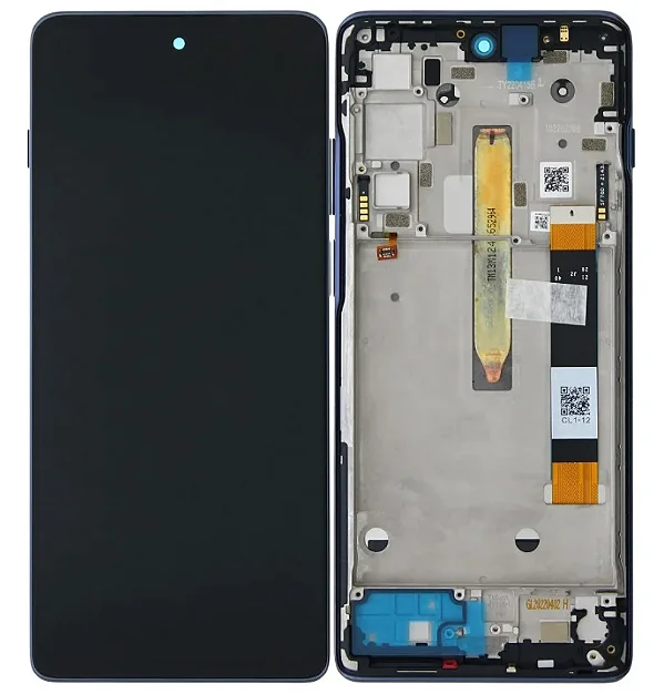 FRONTAL TELA DISPLAY MOTOROLA MOTO G200 COM ARO LCD