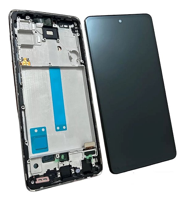 FRONTAL TELA DISPLAY SAMSUNG A52 / A52S COM ARO GRAFITTE CAMERA FLUTUANTE OLED