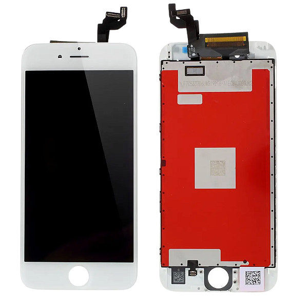 FRONTAL TELA DISPLAY IPHONE 6S BRANCO 1° LINHA