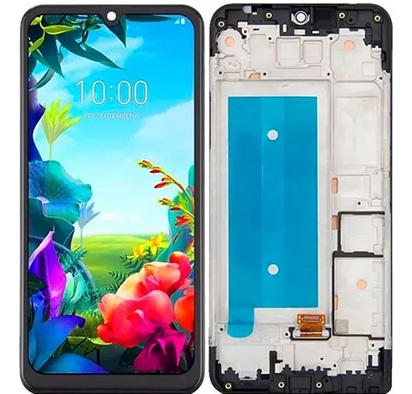 FRONTAL TELA DISPLAY LG K40S COM ARO LCD