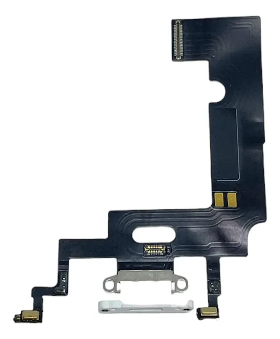 FLEX DOCK SUB PLACA CONECTOR DE CARGA IPHONE XR BRANCA