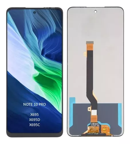 FRONTAL TELA DISPLAY INFINIX NOTE 10 PRO X695 / X695D / NOTE 11 PRO LCD SEM ARO