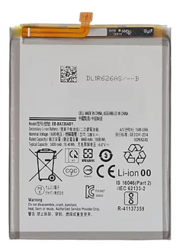 BATERIA SAMSUNG A02S / M02S / A03 / A03S / A03 CORE / A04 / A04E EB-BA146BY ORIGINAL RETIRADA