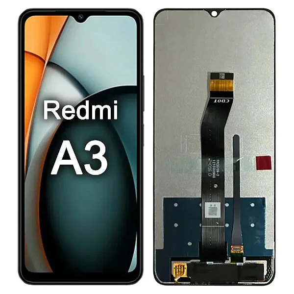 FRONTAL TELA DISPLAY XIAOMI REDMI A3 / REDMI A3X SEM ARO LCD