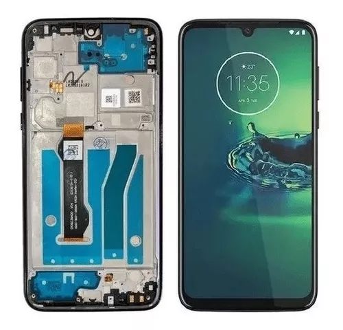 FRONTAL TELA DISPLAY MOTOROLA MOTO G8 PLUS COM ARO LCD