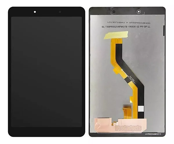 FRONTAL TELA DISPLAY SAMSUNG GALAXY TAB A8 T290 PRETO COM TOUCH