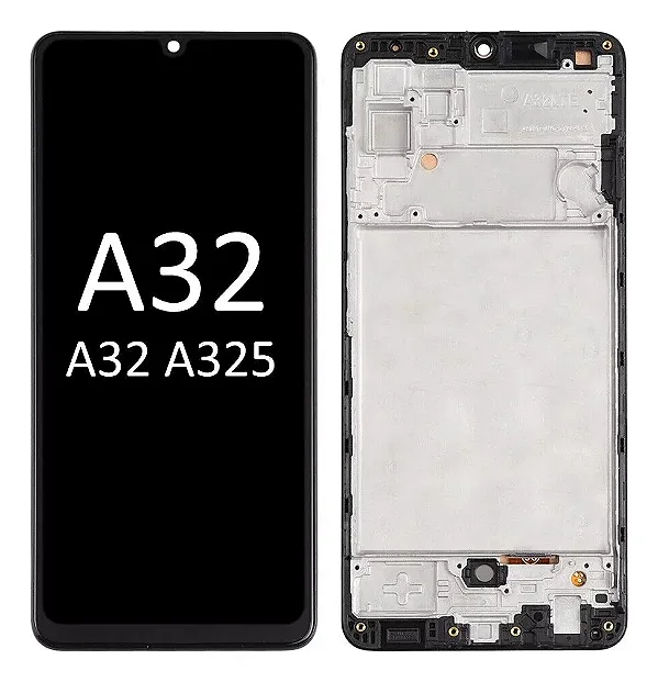 FRONTAL TELA DISPLAY SAMSUNG A32 4G INCELL COM ARO