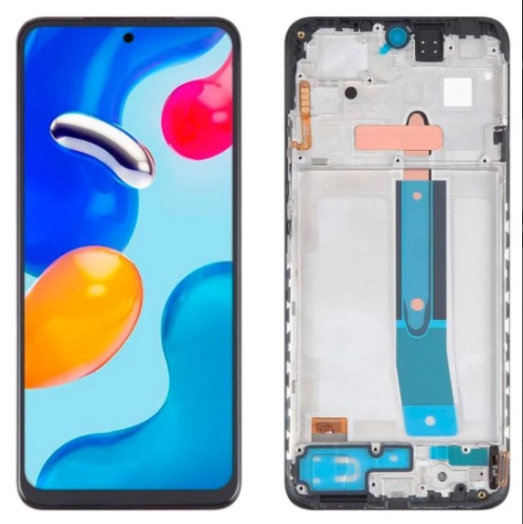 FRONTAL TELA DISPLAY XIAOMI REDMI NOTE 11 4G/ NOTE 11S / NOTE 12S / POCO M4 PRO 4G COM ARO INCELL