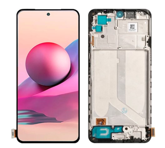 FRONTAL TELA DISPLAY XIAOMI REDMI NOTE 10S COM ARO INCELL