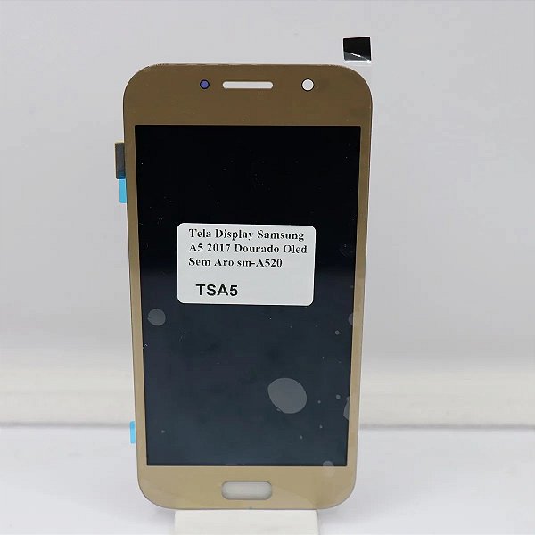FRONTAL TELA DISPLAY SAMSUNG A5 2016 SEM ARO DOURADO OLED