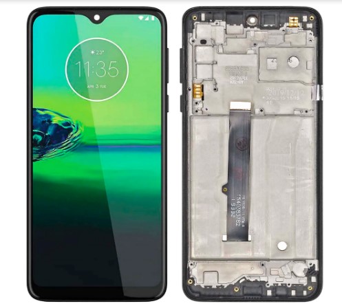 FRONTAL TELA DISPLAY MOTOROLA MOTO G8 PLAY COM ARO GRAFITTE LCD
