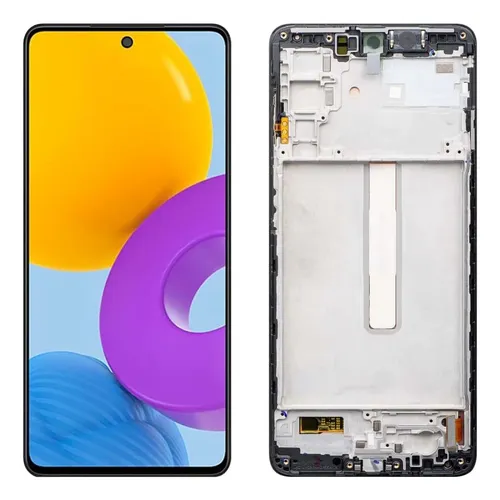 FRONTAL TELA DISPLAY SAMSUNG M52 OLED COM ARO