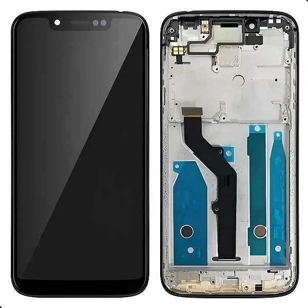 FRONTAL TELA DISPLAY MOTOROLA MOTO G7 PLAY COM ARO