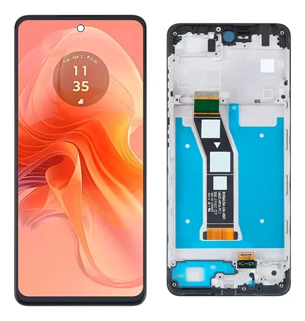 FRONTAL TELA DISPLAY MOTOROLA MOTO G04S COM ARO