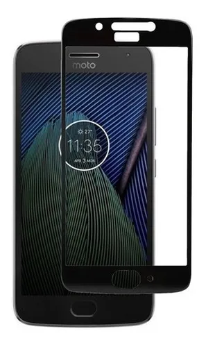 PELICULA PRETA 3D FRONTAL TELA MOTOROLA MOTO G5
