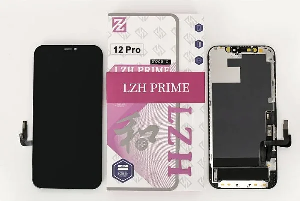 FRONTAL TELA DISPLAY IPHONE 12 / 12 PRO TROCA CI LZH PRIME OLED