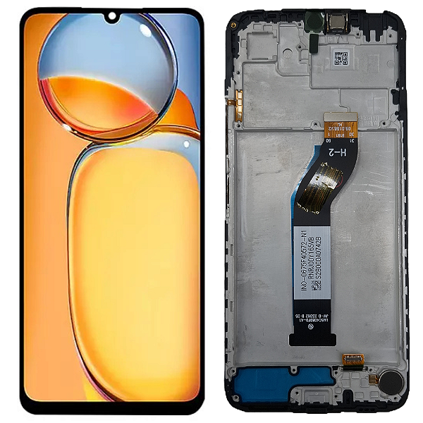 FRONTAL TELA DISPLAY XIAOMI REDMI 13C / POCO C65 LCD VIVID COM ARO