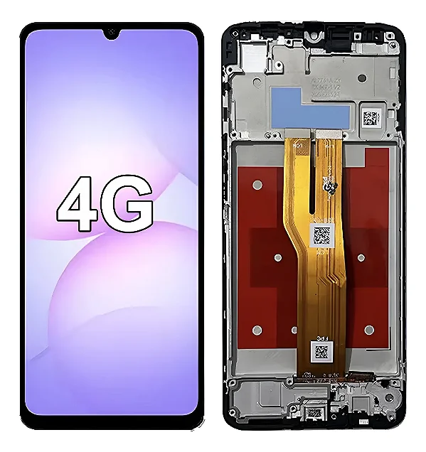 FRONTAL TELA DISPLAY SAMSUNG A07 COM ARO LCD