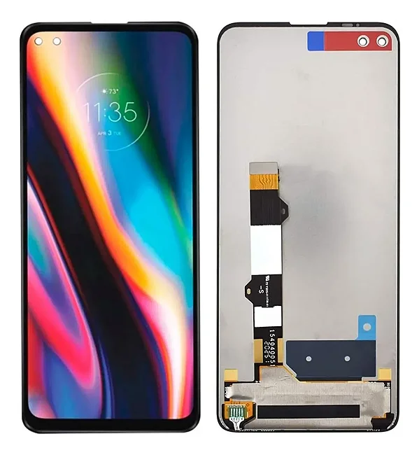 FRONTAL TELA DISPLAY MOTOROLA MOTO G 5G PLUS SEM ARO LCD