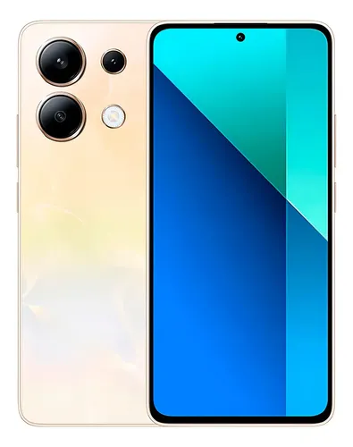 FRONTAL TELA DISPLAY XIAOMI REDMI NOTE 13 4G COM ARO DOURADO OLED
